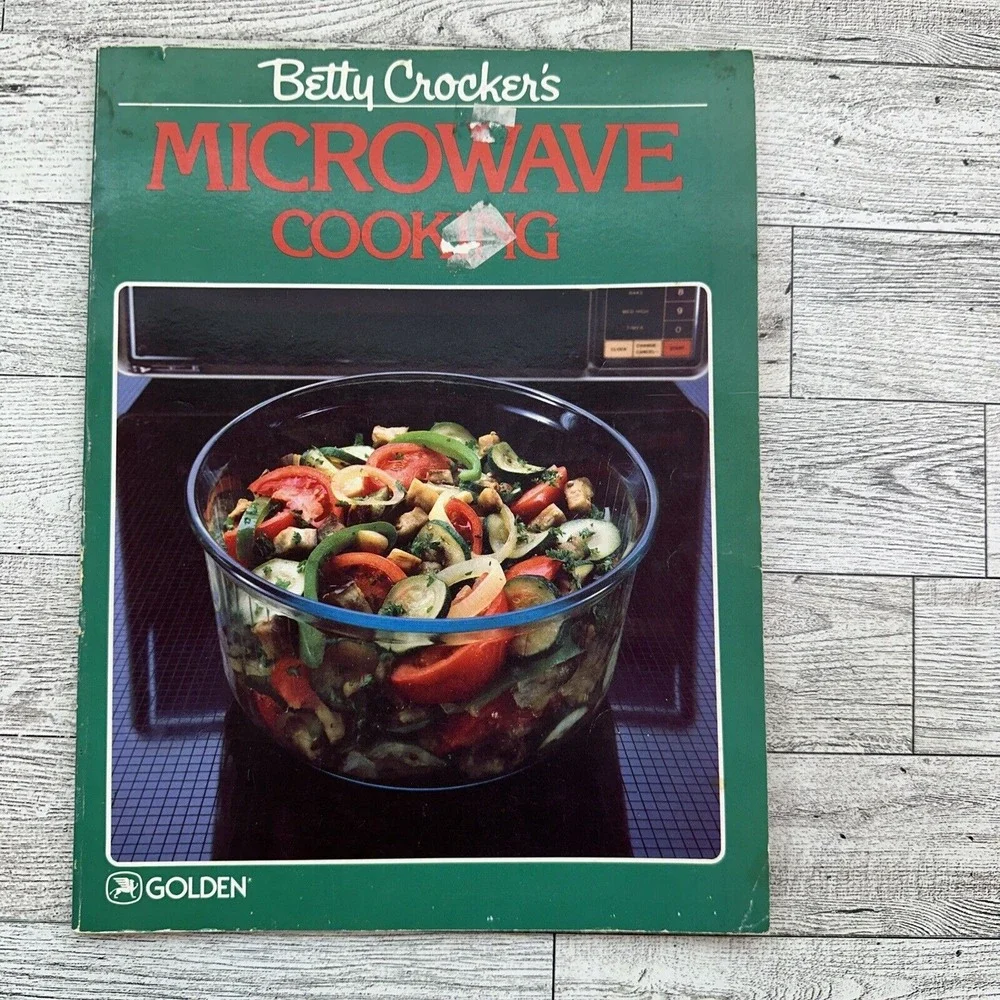 Betty Crocker Microwave Cooking Cookbook 1986 Vintage Recipes Cook Book‎